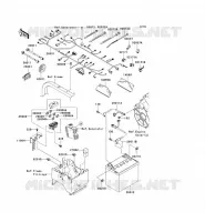 CHASSIS EQUIPMENT ELECTRIQUE pour Kawasaki TERYX 750 4X4 2008