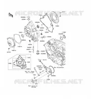 COUVERCLES MOTEUR pour Kawasaki TERYX 750 4X4 2008