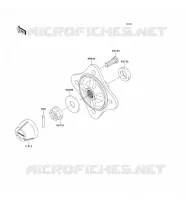 MOYEU ARRIERE/FREIN pour Kawasaki TERYX 750 4X4 2008