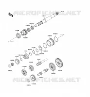 TRANSMISSION pour Kawasaki TERYX 750 4X4 2008