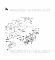 GARDE BOUE AVANT pour Kawasaki TERYX 750 4X4 NRA OUTDOORS 2008