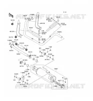 &Eacute;CHAPPEMENT pour Kawasaki TERYX 750 FI 4X4 2012