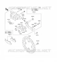 FREIN AVANT pour Kawasaki TERYX 750 FI 4X4 2012