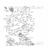 PROTECTION/CHASSIS CAB pour Kawasaki TERYX 750 FI 4X4 2012