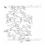 SUSPENSION ARRI&Egrave;RE pour Kawasaki TERYX 750 FI 4X4 2012