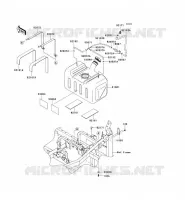 RESERVOIR CARBURANT pour Kawasaki TERYX 750 FI 4X4 LE 2011