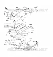 GARDE BOUE AVANT pour Kawasaki TERYX 750 FI 4X4 LE 2013