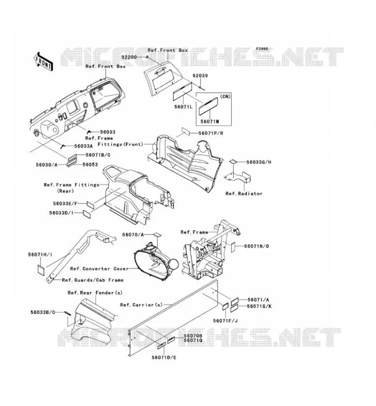 LABEL Kawasaki SSV 750 2013 TERYX 750 FI 4X4 LE  KRF750PDF