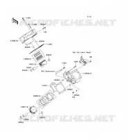 CYLINDRE/PISTON pour Kawasaki TERYX 750 FI 4X4 LE 2010