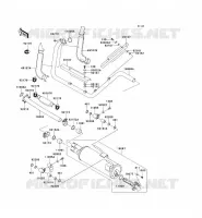 &Eacute;CHAPPEMENT pour Kawasaki TERYX 750 FI 4X4 LE 2010