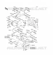 SUSPENSION ARRI&Egrave;RE pour Kawasaki TERYX 750 FI 4X4 LE 2010