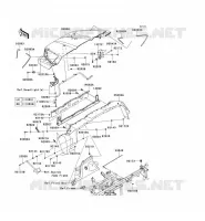 GARDE BOUE AVANT pour Kawasaki TERYX 750 FI 4X4 LE 2013