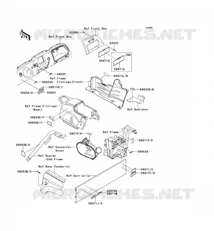 LABEL Kawasaki SSV 750 2012 TERYX 750 FI 4X4 SPORT  KRF750SCSA
