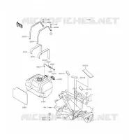 RESERVOIR CARBURANT pour Kawasaki TERYX 2014