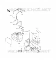 RESERVOIR CARBURANT pour Kawasaki TERYX 2015