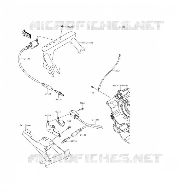 SYSTEME D&acute;ALLUMAGE Kawasaki SSV 800 2015 TERYX  KRF800CFF