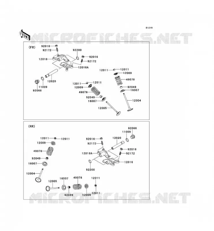 SOUPAPE Kawasaki SSV 750 2013 TERYX 4 750 4X4  KRT750ADF