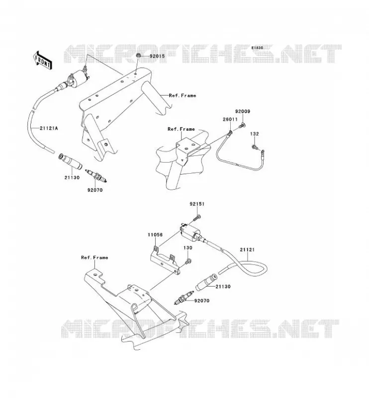 SYSTEME D&acute;ALLUMAGE Kawasaki SSV 750 2012 TERYX 4 750 4X4 EPS  KRT750DCF