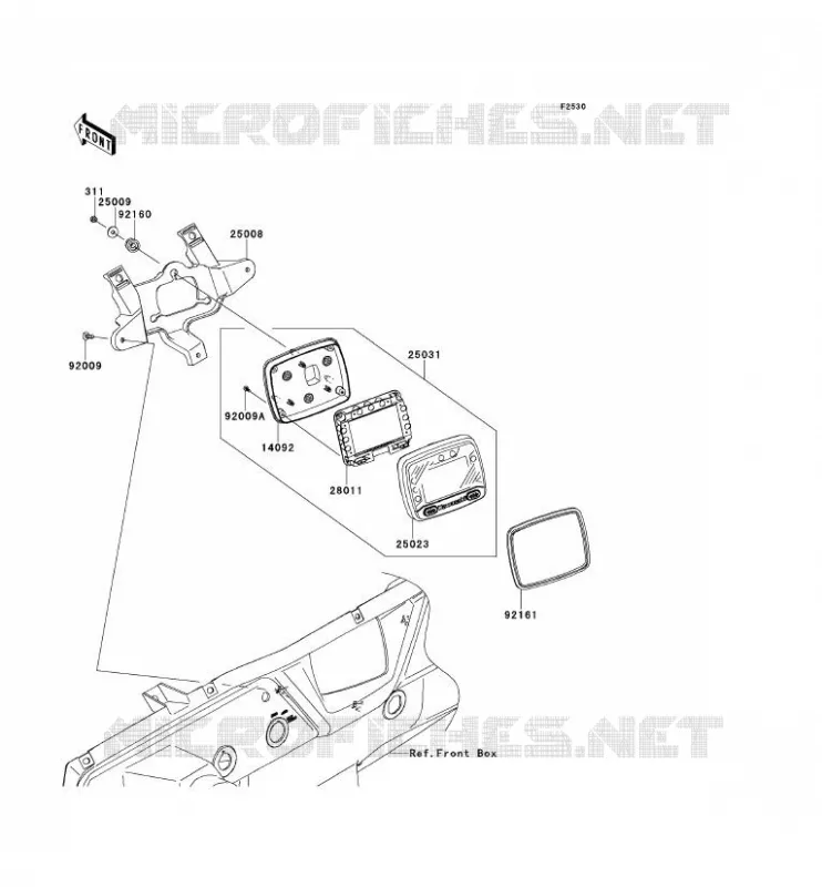 COMPTEURS Kawasaki SSV 750 2013 TERYX 4 750 4X4 EPS  KRT750DDF