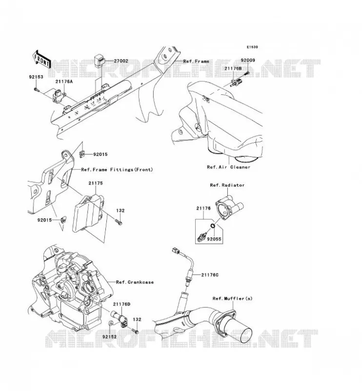INJECTION CARBURANT Kawasaki SSV 800 2014 TERYX 4  KRT800DEF