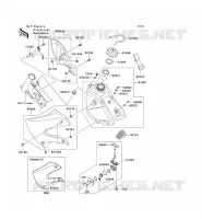 RESERVOIR CARBURANT pour Kawasaki KLX110 2006