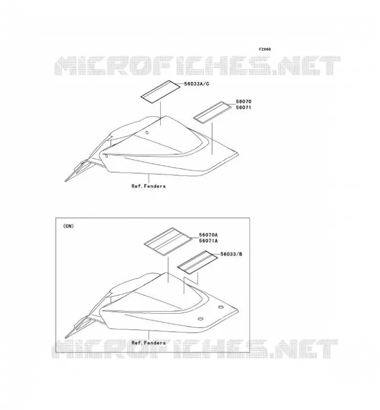 LABEL Kawasaki TOUT-TERRAIN 110 2006 KLX110  KLX110A6F