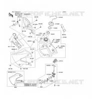 RESERVOIR CARBURANT pour Kawasaki KLX110 2007