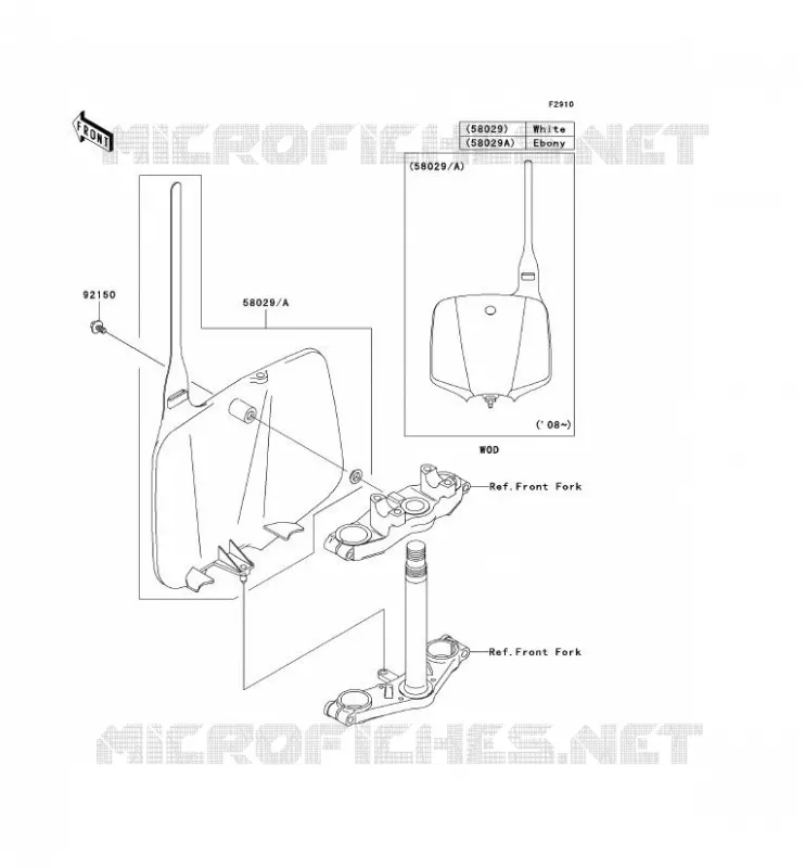 ACCESSOIRE Kawasaki TOUT-TERRAIN 110 2007 KLX110  KLX110A7F