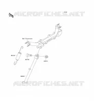 BEQUILLES pour Kawasaki KLX110 2008