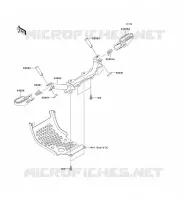 REPOSE PIED pour Kawasaki KLX110 2008