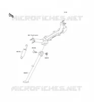 BEQUILLES pour Kawasaki KLX110 2011