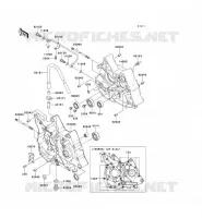 CARTER MOTEUR(S) pour Kawasaki KLX110 2011