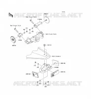 CATADIOPTRES(CN) pour Kawasaki KLX110 2011