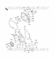 COUVERCLES MOTEUR pour Kawasaki KLX110 2011