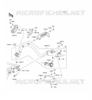 &Eacute;CHAPPEMENT pour Kawasaki KLX110 2011
