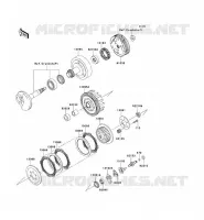 EMBRAYAGE pour Kawasaki KLX110 2011