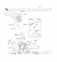 GARDE BOUE pour Kawasaki KLX110 2011