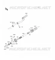 MECANISME DE KICK pour Kawasaki KLX110 2011