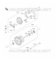 MOYEU AVANT pour Kawasaki KLX110 2011