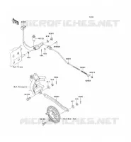 PEDALE DE FREIN pour Kawasaki KLX110 2011