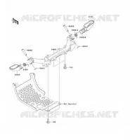 REPOSE PIED pour Kawasaki KLX110 2011