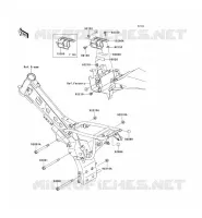 SUPPORT MOTEUR pour Kawasaki KLX110 2011
