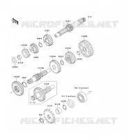 TRANSMISSION pour Kawasaki KLX110 2011