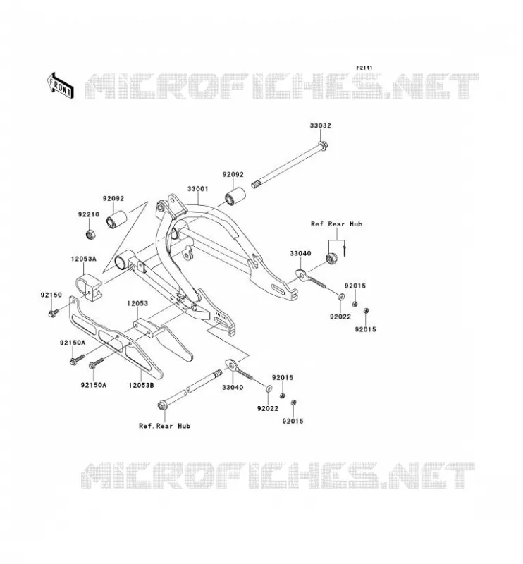 BRAS OSCILLANT Kawasaki TOUT-TERRAIN 110 2012 KLX110  KLX110CCF