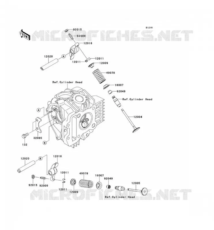 SOUPAPE Kawasaki TOUT-TERRAIN 110 2012 KLX110  KLX110CCF