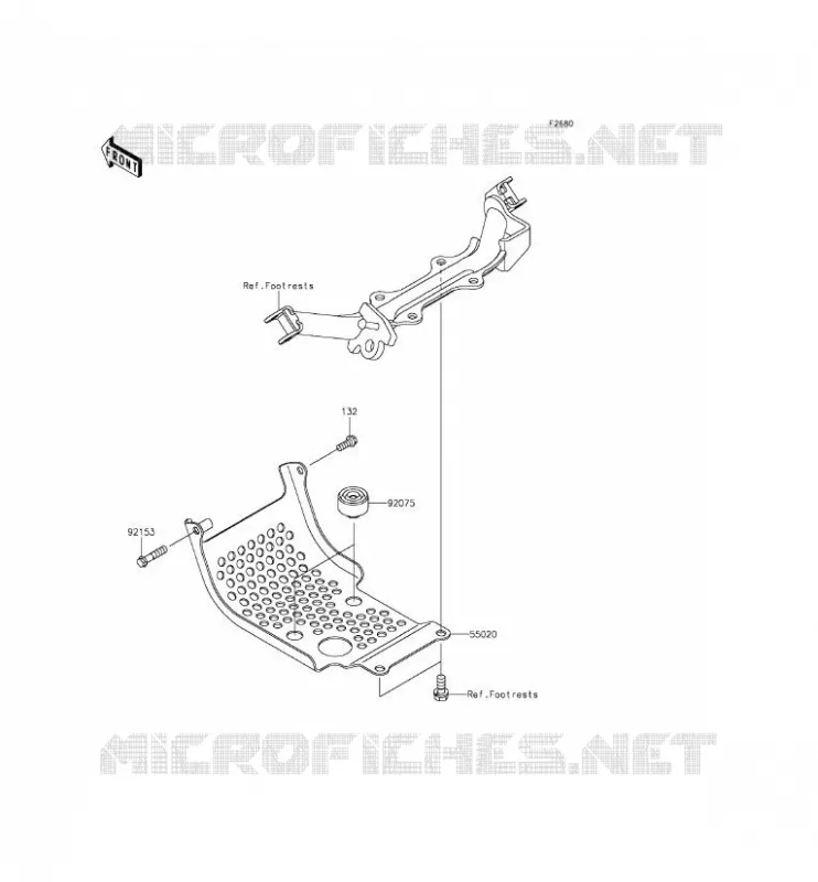 PROTECTION(S) Kawasaki TOUT-TERRAIN 110 2015 KLX110  KLX110CFF
