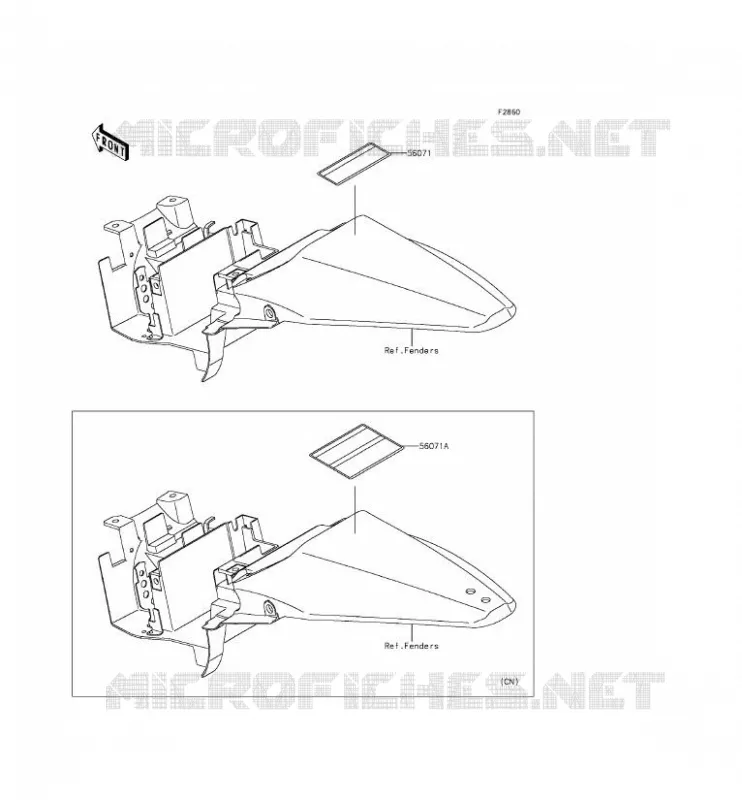 LABEL Kawasaki TOUT-TERRAIN 110 2015 KLX110  KLX110CFF
