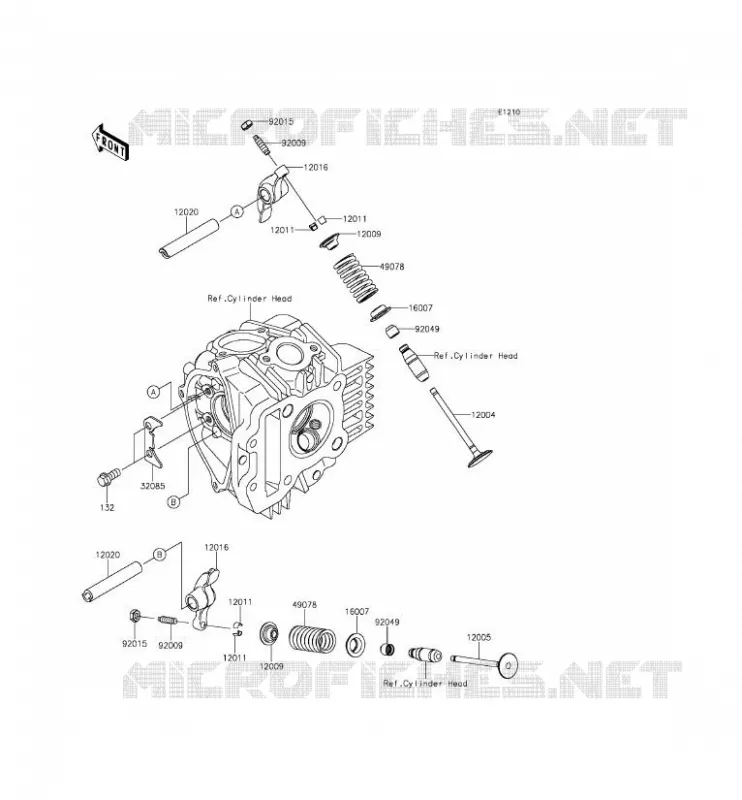 SOUPAPE Kawasaki TOUT-TERRAIN 110 2015 KLX110  KLX110CFF