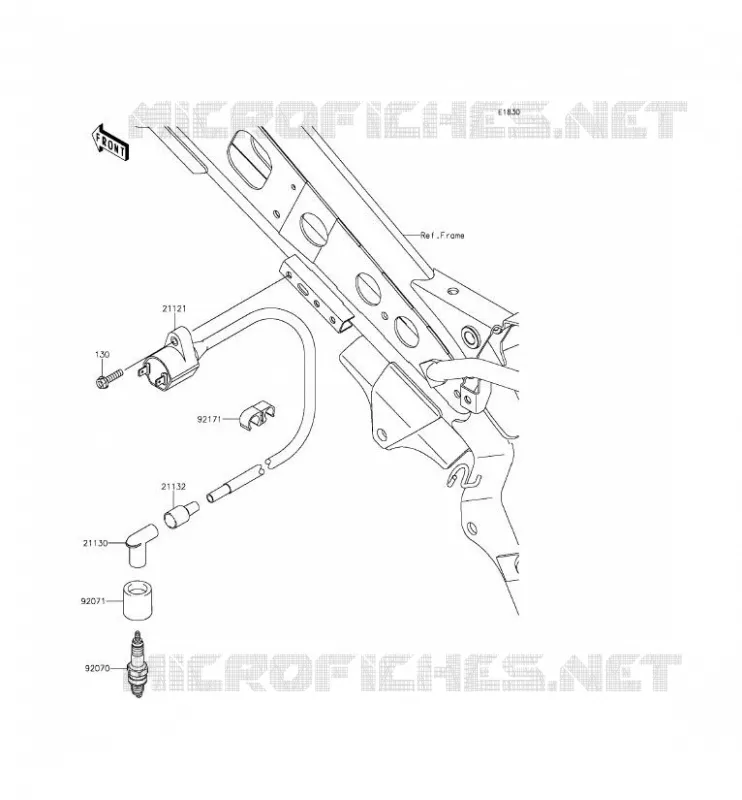 SYSTEME D&acute;ALLUMAGE Kawasaki TOUT-TERRAIN 110 2015 KLX110  KLX110CFF