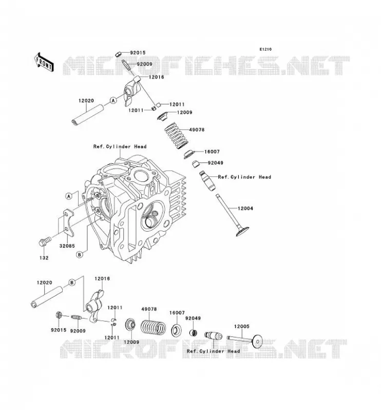 SOUPAPE Kawasaki TOUT-TERRAIN 110 2012 KLX110L  KLX110DCF